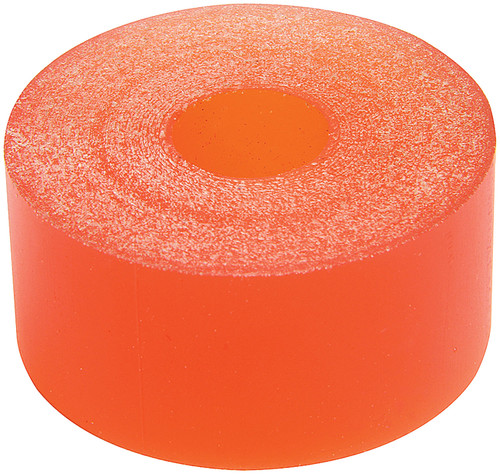 Bump Stop - Puck - 2 in OD - 0.5 in ID - 1 in Tall - Shock Mount - 55 Durometer - Polyurethane - Orange - 14 mm Shocks - Each Bump Stop - Puck - 2 in OD - 0.5 in ID - 1 in Tall - Shock Mount - 55 Durometer - Polyurethane - Orange - 14 mm Shocks - Each