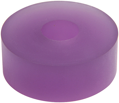 Bump Stop - Puck - 2 in OD - 0.5 in ID - 0.75 in Tall - Shock Mount - 60 Durometer - Polyurethane - Purple - 14 mm Shocks - Each