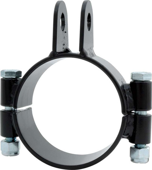 Tube Support Brackets - Clamp-On - 5/8 in Hole - Steel - Black Paint - 3 in Quick Change Axle Tubes - Each Tube Support Brackets - Clamp-On - 5/8 in Hole - Steel - Black Paint - 3 in Quick Change Axle Tubes - Each