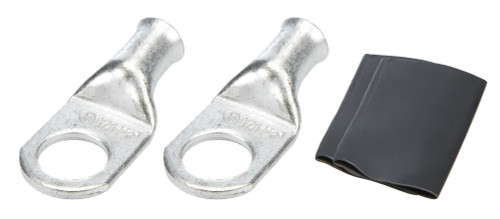 Battery Terminal - 4 Gauge - 1/2 in Eyelet - Heat Shrink Included - Brass - Pair