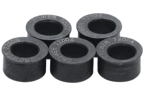 Camshaft Degree Bushing - 0 / 1 / 2 / 3 / 4 Degree - Steel - Black Oxide - Kit