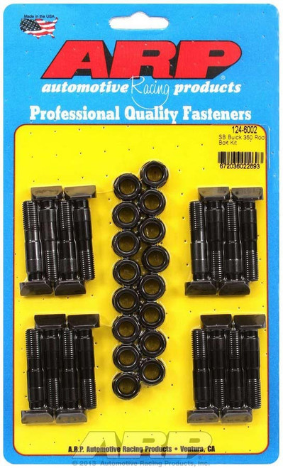 Connecting Rod Bolt Kit - High Performance - 11/32 in Bolt - 8740 - Chromoly - Black Oxide - Standard Size - Small Block Buick - Set of 16