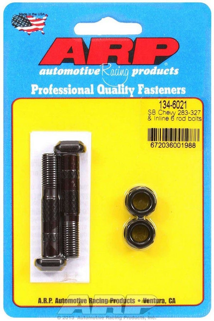 Connecting Rod Bolt Kit - High Performance - 11/32 in Bolt - 8740 - Chromoly - Black Oxide - Small Journal - Small Block Chevy - Pair