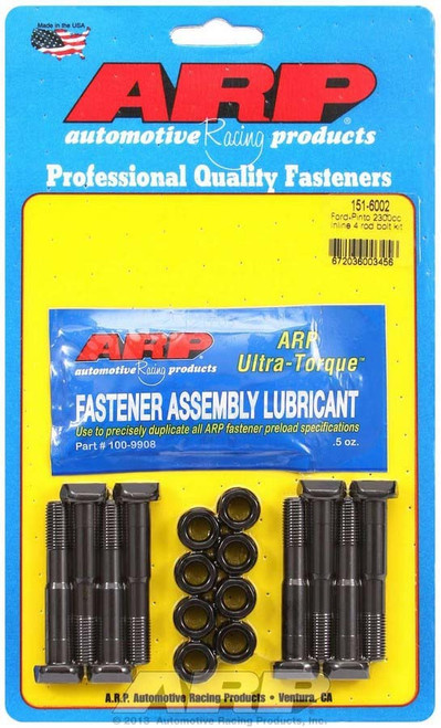 Connecting Rod Bolt Kit - High Performance - 8740 - Chromoly - Black Oxide - Ford 2300 - Set of 8