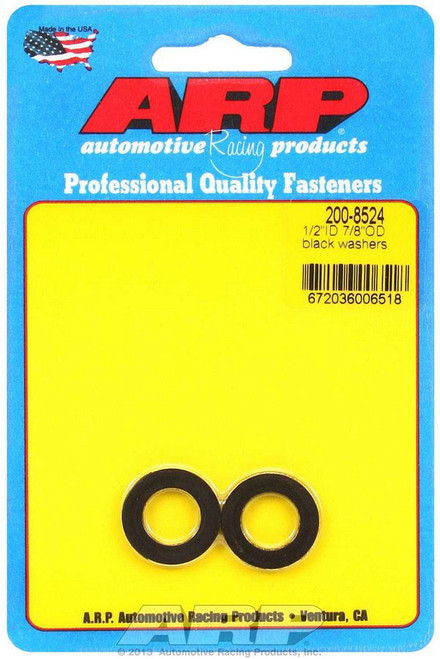 Flat Washer - Special Purpose - 0.5 in ID - 0.875 in OD - 0.12 in Thick - Chromoly - Black Oxide - Pair