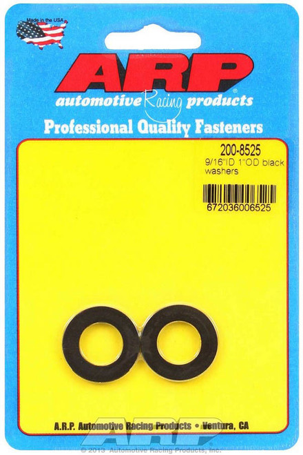 Flat Washer - Special Purpose - 0.563 in ID - 1 in OD - 0.12 in Thick - Chromoly - Black Oxide - Pair