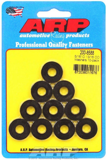 Flat Washer - Special Purpose - 0.313 in ID - 0.813 in OD - 0.12 in Thick - Chromoly - Black Oxide - Set of 10
