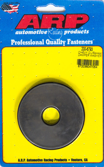 Flat Washer - Special Purpose - Chamfered - 18 mm ID - 2.9 in OD - 0.45 in Thick - Chromoly - Black Oxide - Each