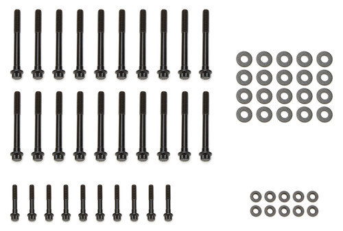 Cylinder Head Bolt Kit - Pro Series - 12 Point Head - Chromoly - Black Oxide - GM LS-Series - Kit