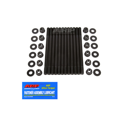 Cylinder Head Stud Kit - 12 Point Nuts - Chromoly - Black Oxide - 2.0 L - Subaru - Kit