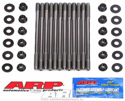 Cylinder Head Stud Kit - 12 Point Nuts - Chromoly - Black Oxide - Undercut - Subaru 4-Cylinder - Kit