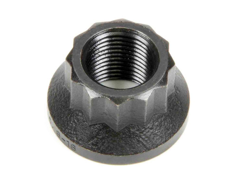 Nut - 5/8-18 in Thread - 13/16 in 12 Point Head - Chromoly - Black Oxide - Each