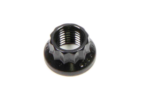 Nut - 10 mm x 1.25 Thread - 12 mm 12 Point Head - Chromoly - Black Oxide - Each