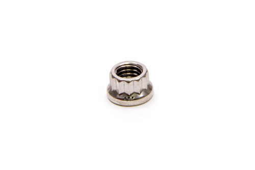 Nut - 8 mm x 1.25 Thread - 10 mm 12 Point Head - Stainless - Polished - Each