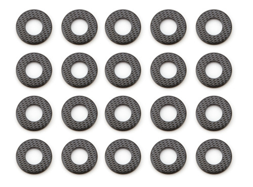 Flat Washer - 0.438 in ID - 0.95 in OD - Steel - Black Oxide - Set of 20