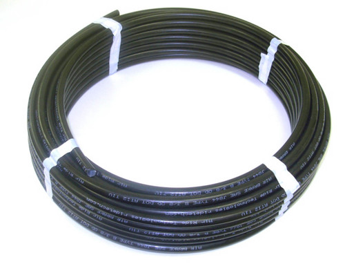 Air Line - 3/8 in Diameter - 40 ft Long - Plastic - Black - Each