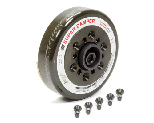 Harmonic Balancer - Super Damper - 7.425 in OD - SFI 18.1 - Steel - Black Oxide - External Balance - Big Block Chevy - Each