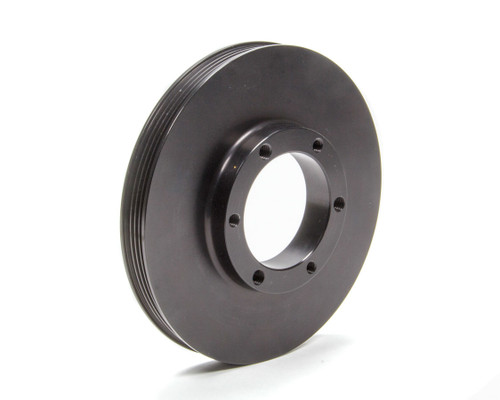 Harmonic Balancer Shell - 6.325 in OD - SFI 18.1 - Steel - Black Paint - ATI Super Damper - Internal Balance - Chevy Front - Each