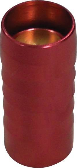 Roll Over Valve - Vent - External - Check Valve - 3/8 in Hose Barb Inlet - 3/8 in Hose Barb Outlet - Aluminum - Red Anodized - Each