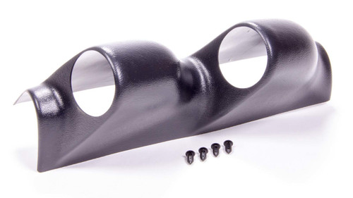 Gauge Pod - Two 2-1/16 in Diameter Gauges - Pillar - Plastic - Black - GM Fullsize Truck 1999-2006 - Each