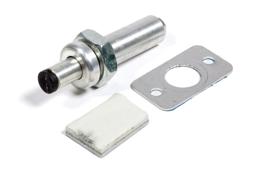 Door Popper - Adjustable - Spring Loaded - 5/8 in Stroke - 2 x 1-1/8 in Mounting Flange - Mount - Steel - Zinc Plated - Universal - Each