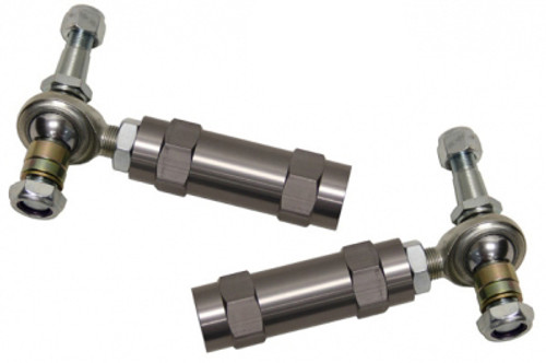 Tie Rod End - Bump Steer - Heavy Duty - Adjustable - Aluminum - Gray Anodized - Ford Mustang 1994-2004 - Kit