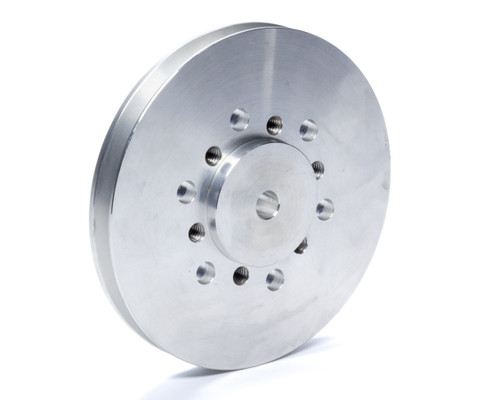 Crankshaft Pulley - V-Belt - 1 Groove - 6.25 in Diameter - Aluminum - Polished - Big Block Chevy - Each