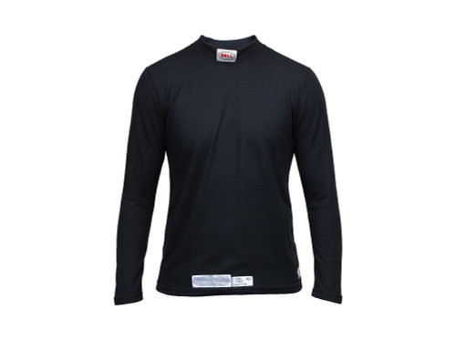 Underwear Top - Pro-TX - SFI 3.3 - Long Sleeve - Crew Neck - Fire Retardant Blend - Black - Small - Each