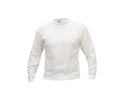 Underwear Top - Sport-TX - SFI 3.3 - Long Sleeve - Crew Neck - Fire Retardant Blend - White - 2X-Large - Each
