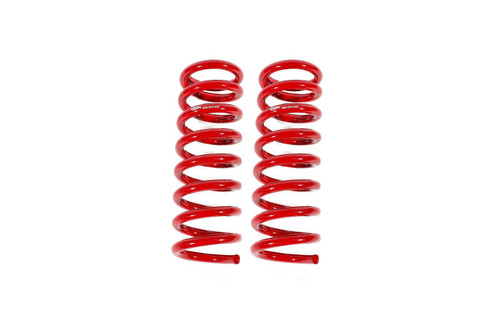 Suspension Spring Kit - 1 in Lowering - Front - Steel - Red Powder Coat - GM A-Body 1964-72 - Pair