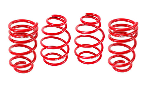 Suspension Spring Kit - 1 in Lowering - Front / Rear - Steel - Red Powder Coat - Chevy Camaro 2010-15 - Kit