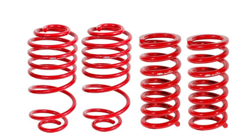 Suspension Spring Kit - 1.5 in Lowering - Front / Rear - Steel - Red Powder Coat - GM G-Body 1978-87 - Kit