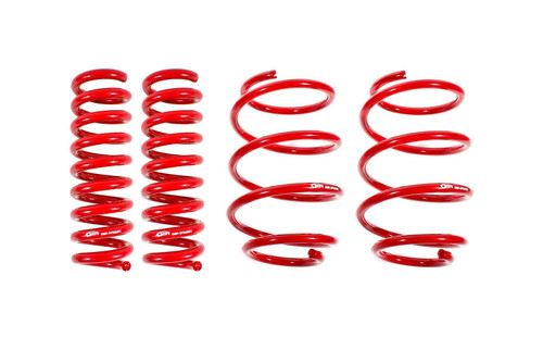 Suspension Spring Kit - 0.75 in Lowering Front / 1 in Lowering Rear - Front / Rear - Steel - Red Powder Coat - Chevy Camaro 2016-17 - Kit
