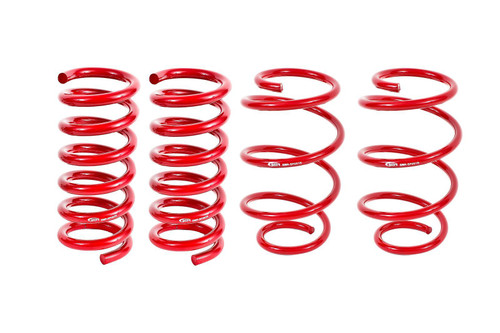 Suspension Spring Kit - Performance - Lowering - Front / Rear - Steel - Red Powder Coat - Ford Mustang 2015-23 - Kit