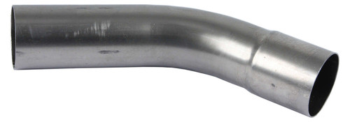Exhaust Bend - 45 Degree - 3 in Diameter - 6 in Radius - 7 x 8.5 in Legs - Steel - Natural - Each