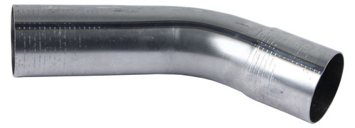 Exhaust Bend - 45 Degree - 3.5 in Diameter - 5.25 in Radius - 6.75 x 8.125 in Legs - Steel - Natural - Each