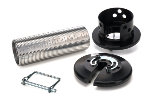 Coil-Over Kit - 5 in OD Spring - 2 in Shock - 5 in Sleeve - Aluminum - Clear / Black Anodized - BSB / Bilstein Shocks - Kit