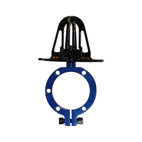 Spring Cup - Lower - Rear - Clamp-On - Steel - Black Powder Coat - 5 in Springs - 3 in Tube Diameter - Each