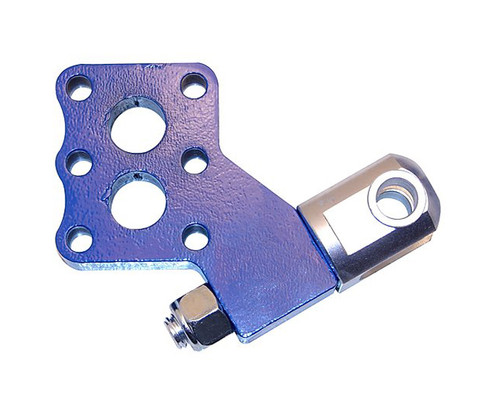 Shock Clevis - 0.5 in Hole Diameter - 0.875 in ID - 1.375 in Width - 4 in Length - 0.25 in Thick - Mount Included - Steel - Zinc Plated - BSB Birdcage - Each Shock Clevis - 0.5 in Hole Diameter - 0.875 in ID - 1.375 in Width - 4 in Length - 0.25 in Thick - Mount Included - Steel - Zinc Plated - BSB Birdcage - Each