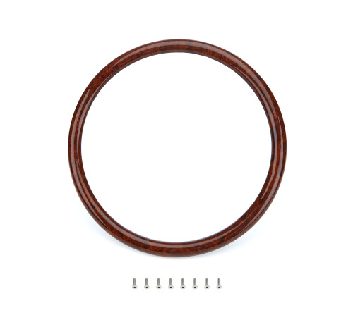Steering Wheel Half Wrap - 14 in Diameter - Simulated Burlwood Cover - Each
