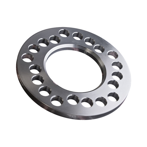 Wheel Spacer - 5 x 4.25 / 4.50 / 4.75 / 5.00 in Bolt Pattern - 0.25 in Thick - Aluminum - Clear Anodized - Each