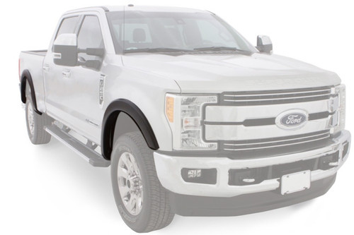 Fender Flare - OE Style - Front / Rear - 0.75 in Wide - Plastic - Black - Ford Fullsize Truck 2017 - Kit