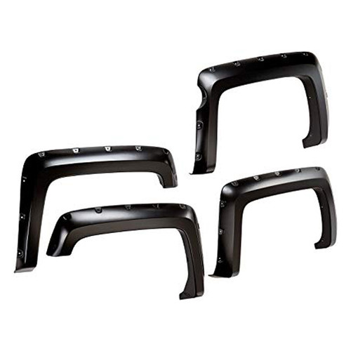 Fender Flare - Extend-A-Fender - Front / Rear - 1.5 in Wide - Plastic - Black - Super Crew Cab - Ford Ranger 2019 - Kit