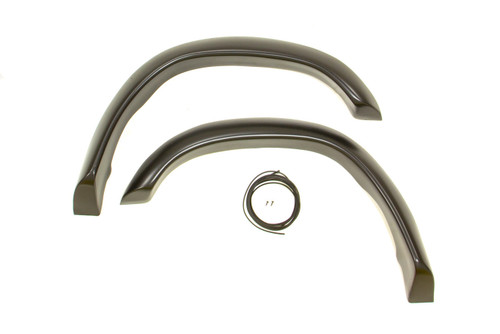 Fender Flare - Extend-A-Fender - Front - 2.25 in Wide - Plastic - Black - Ford Fullsize Van 1992-2014 - Pair