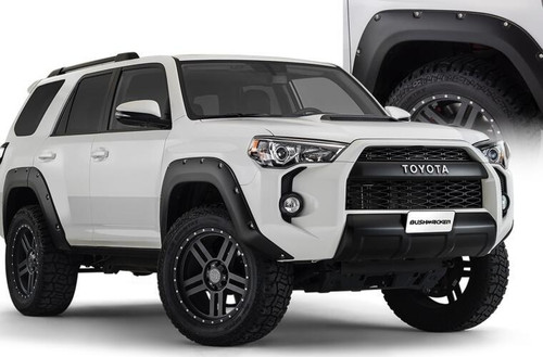 Fender Flare - Pocket Style - Front / Rear - 2.5 in Wide - Plastic - Black - Toyota Fullsize Truck 2022-23 - Kit