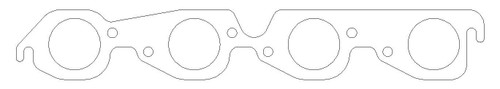 Exhaust Header / Manifold Gasket - 2.000 in Round Port - Multi-Layer Steel - Big Block Chevy - Pair
