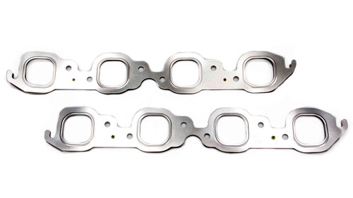 Exhaust Header / Manifold Gasket - 1.850 x 1.900 in Rectangular Port - Multi-Layer Steel - Big Block Chevy - Pair