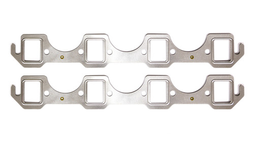 Exhaust Header / Manifold Gasket - 1.120 x 1.480 in N351 Port - Multi-Layer Steel - Small Block Ford - Pair