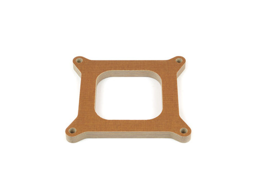 Carburetor Spacer - 0.5 in Thick - Open - Square Bore - Phenolic - Natural - Each