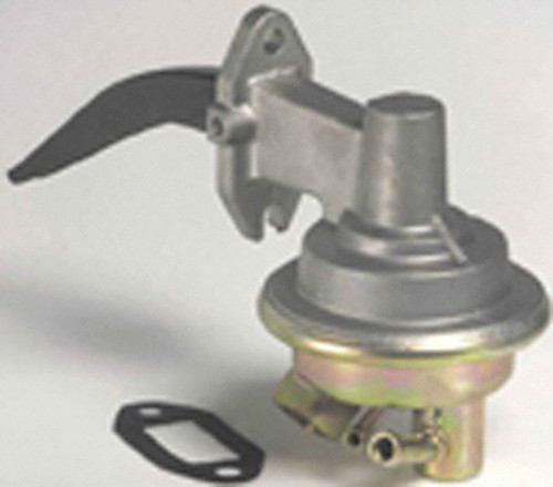 Fuel Pump - Mechanical - 30 gph - 5.5 psi - 3/8 in Hose Barb - 5/8-18 in UNF Outlet - Aluminum - Natural - Gas - Oldsmobile V8 - Each